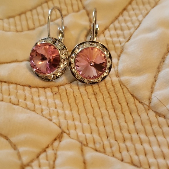 Pink tourmaline earrings - Picture 7 of 7